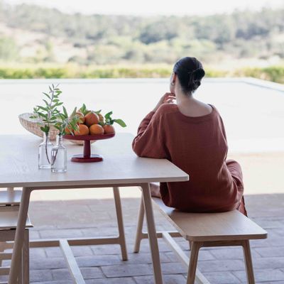Dining Tables - Minimalist Frame Table for Timeless Gatherings - OAK - MOR