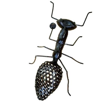 Other wall decoration - Recycled Metal Sculpture Ants Wire Mesh For Wall 10/36cm - TERRE SAUVAGE