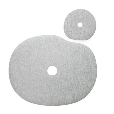 Table mat - Leather placemat and coaster, light grey I MILLSTONES - NAMUOS