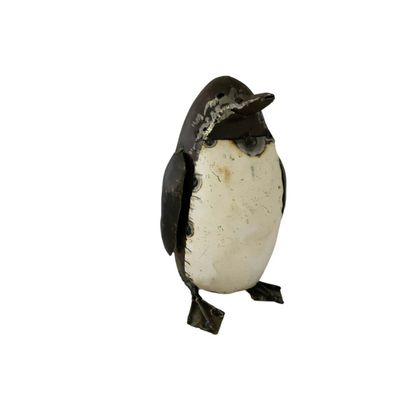 Outdoor decorative accessories - Penguin Recycled Metal Sculpture 8/16/50cm - TERRE SAUVAGE
