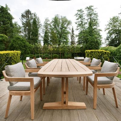 Lawn tables - Tadoussac Dining Table 280 cm outdoor - RÊVE BY GREGOIR