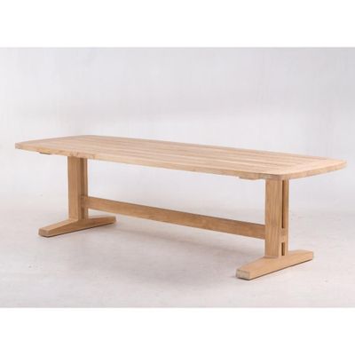 Tables de jardin - Table de salle à manger Tadoussac 220 cm pour extérieur - GREGOIR RÊVE