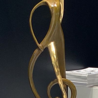 Accessoires de déco extérieure - Entrelacs - Pièce unique - bronze vénitien  100% recyclé. - CARL JAUNAY RÉANIMATEUR DOBJET