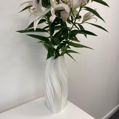 Vases - 3D printed vase "Hot Ice Cream Slim" - AURA 3D