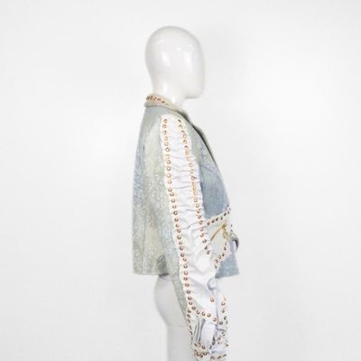 Apparel - Jacket SONIC White Silver- hand made - MONYER