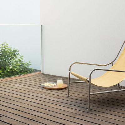 Deck chairs - Minimalist Outdoor Lounge Chair - LISBOA - MOR