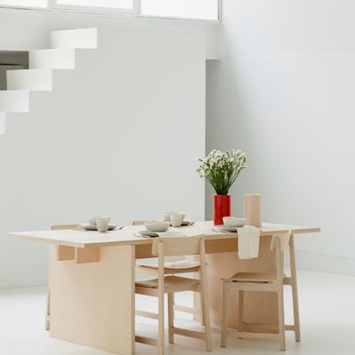 Dining Tables - Minimalist  Table in Ash Wood - BASE - MOR DESIGN