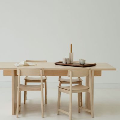 Dessous de plat - Table minimaliste en bois de frêne - BASE - MOR