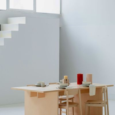 Dining Tables - Minimalist Table in OAK wood - BASE - MOR DESIGN