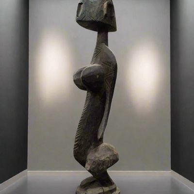 Sculptures, statuettes and miniatures - JONYELENI Bambara wooden statue, Mali - QUINTESSENCE AFRICAINE