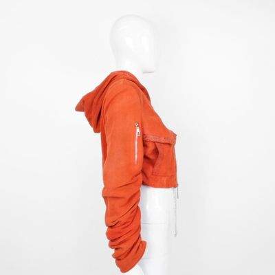 Apparel - Jacket STELLAR LEATHER Red-hand made - MONYER