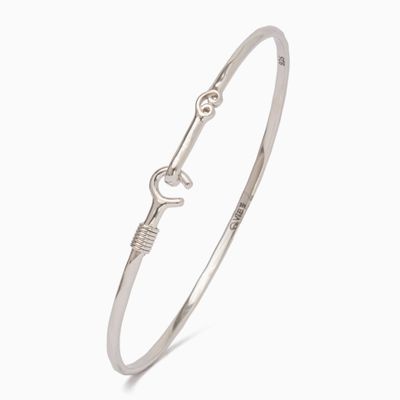 Jewelry - The Hook Bracelet with Open Petroglyph, 2mm - VIBE JEWELRY