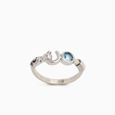 Jewelry - Hook Ring with Stone - VIBE JEWELRY