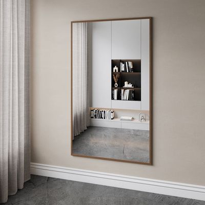 Mirrors - Large Full Length Mirror With Alder Frame (100x170cm) - SCANDINAVIAN GLASSFACTORY