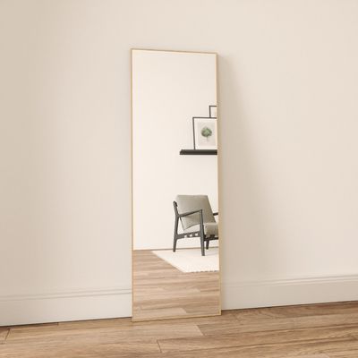 Miroirs - Miroir pleine longueur avec cadre en chêne (50x150cm) - SCANDINAVIAN GLASSFACTORY