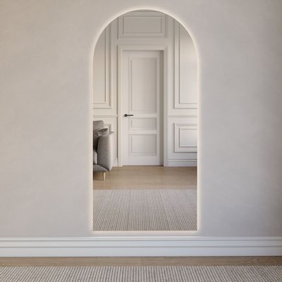 Mirrors - Arch - Full Length Mirror With LED-Lights (70x150cm) - SCANDINAVIAN GLASSFACTORY