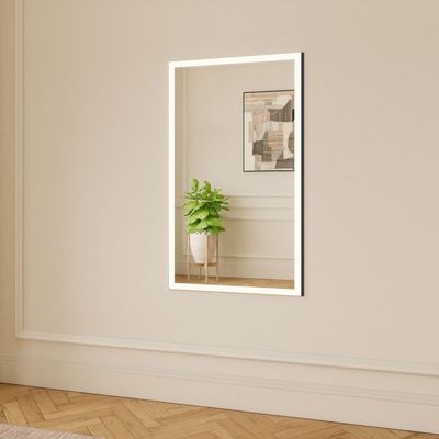 Miroirs pour salle de bain - Miroir LED carré Full Lux (120 x 70 cm) - SCANDINAVIAN GLASSFACTORY