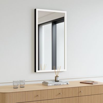 Miroirs pour salle de bain - Miroir LED carré Full Lux (50 x 90 cm) - SCANDINAVIAN GLASSFACTORY