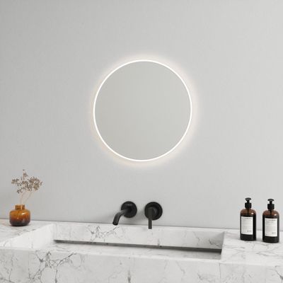 Miroirs pour salle de bain - Miroir LED rond Full Lux (60 cm) - SCANDINAVIAN GLASSFACTORY