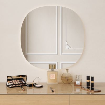 Miroirs - Miroir en forme d'ellipse avec lumières (60 cm) - SCANDINAVIAN GLASSFACTORY