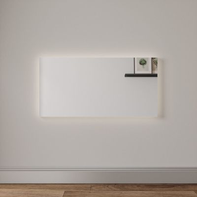 Mirrors - Rectangular Mirror With Lights (120x60cm) - SCANDINAVIAN GLASSFACTORY