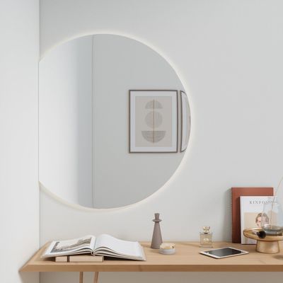 Mirrors - Special Shape Mirror With Lights (80x100cm) - SCANDINAVIAN GLASSFACTORY