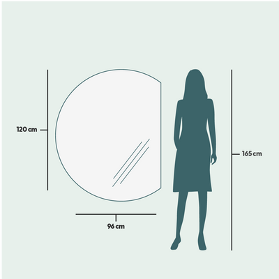 Mirrors - Special Shape Mirror With Lights (96x120cm) - SCANDINAVIAN GLASSFACTORY