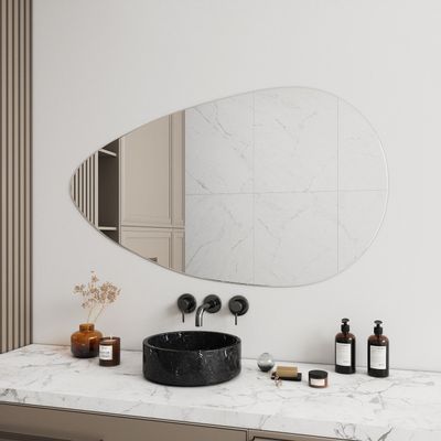 Mirrors - Drop wall mirror (85x150cm) - SCANDINAVIAN GLASSFACTORY