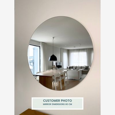 Miroirs - Miroir mural rond (80cm) - SCANDINAVIAN GLASSFACTORY