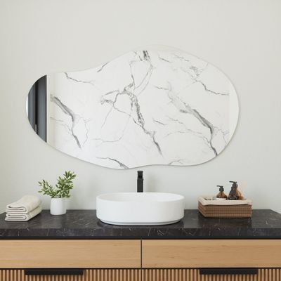 Miroirs - Miroir mural sable (85x150cm) - SCANDINAVIAN GLASSFACTORY