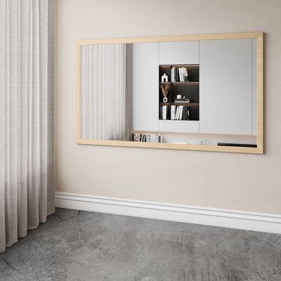 Mirrors - Wooden Mirror with 45 mm Wide Frame (100x170cm) - SCANDINAVIAN GLASSFACTORY