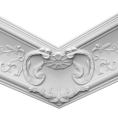 Moulures - Cartouche d'angle - STAFF DECOR
