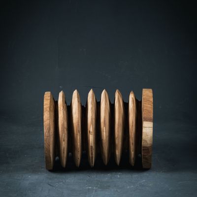 Objets design - Tabouret en bois création spéciale - QUINTESSENCE AFRICAINE