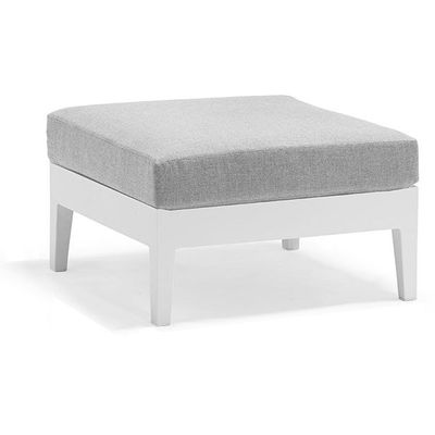 Lawn sofas - WELCOME garden ottoman with cushion - COUTURE JARDIN