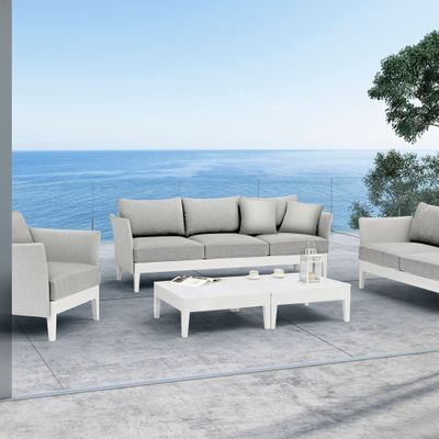 Lawn sofas   - WELCOME 3-seater sofa/daybed function adjustable lounge chair - COUTURE JARDIN