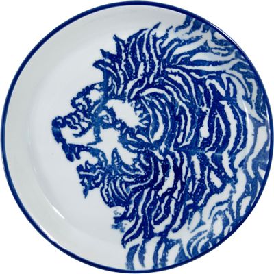 Everyday plates - ASSIETTE LION 27CM - PORCELAINE DU LOT VIREBENT