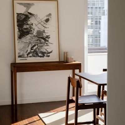 Console table - The Minimalist Modern FRONT sideboard - Walnut wood - MOR