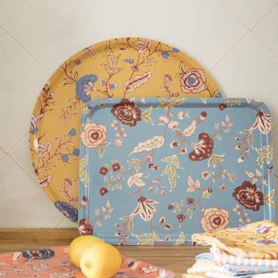 Trays - Mahe Chintz Tray - MAHE HOMEWARE