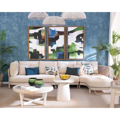 Lawn tables - SIDE TABLE COZUMEL-3 - CRISAL DECORACIÓN