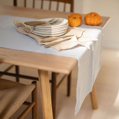 Table linen - Blue Table Runner - OURY HOME