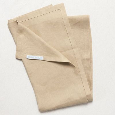 Linge de table textile - Chemin de table beige - OURY HOME
