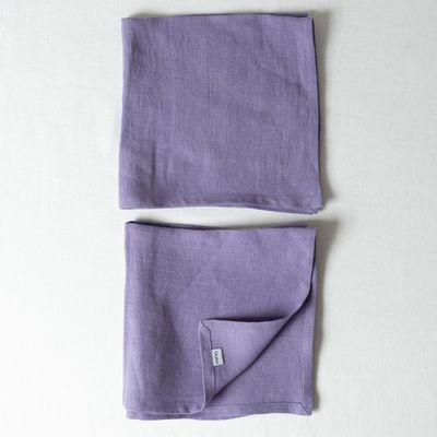 Table linen - Violet Napkins (Set of 2) - OURY HOME