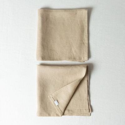 Table linen - Beige Napkins (Set of 2) - OURY HOME