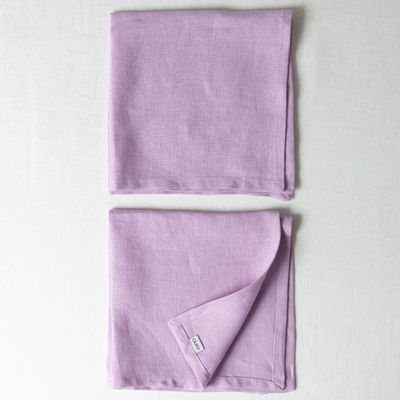 Table linen - Pink Napkins (Set of 2) - OURY HOME