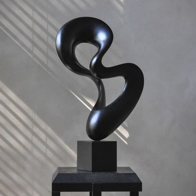 Sculptures, statuettes and miniatures - Solar Matt Line Black Sculpture - DV DESIGN