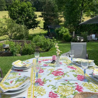 Table linen - Garden tablecloth - BEAUVILLÉ