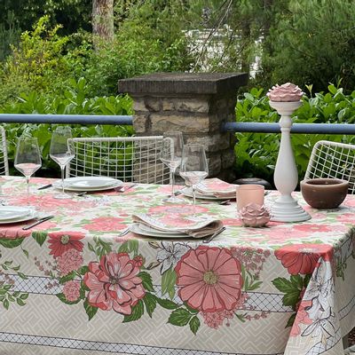 Linge de table textile - Nappe Jardin d'été - BEAUVILLÉ