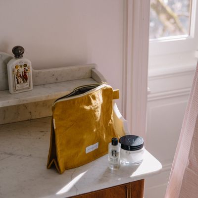 Other bath linens - Toiletry bag made of thick organic cotton canvas - LES PENSIONNAIRES