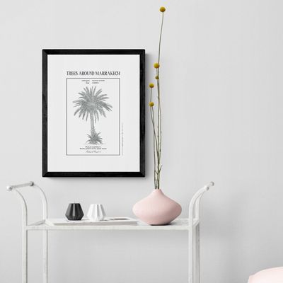 Poster - Poster: PALMIER botanical plate - THE VINTAGE FACTORY - AFFICHES EXCLUSIVES MADE IN MOROCCO