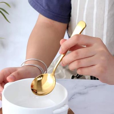 Ménagères - Cuillère Ronde Unicolore pour le Thé, Café, Dessert - 5 couleurs - SOSTRAW & SMARTTHINGS